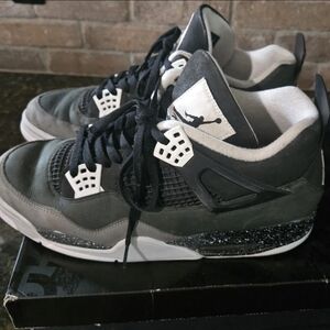 Nikr Air Jordan 4 Retro Fear 2024 FQ8138-002. Mens 13